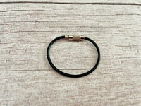 Stainless Steel Wire Ring Cable - Black