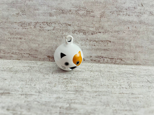 White Cat Patch Cat Bells