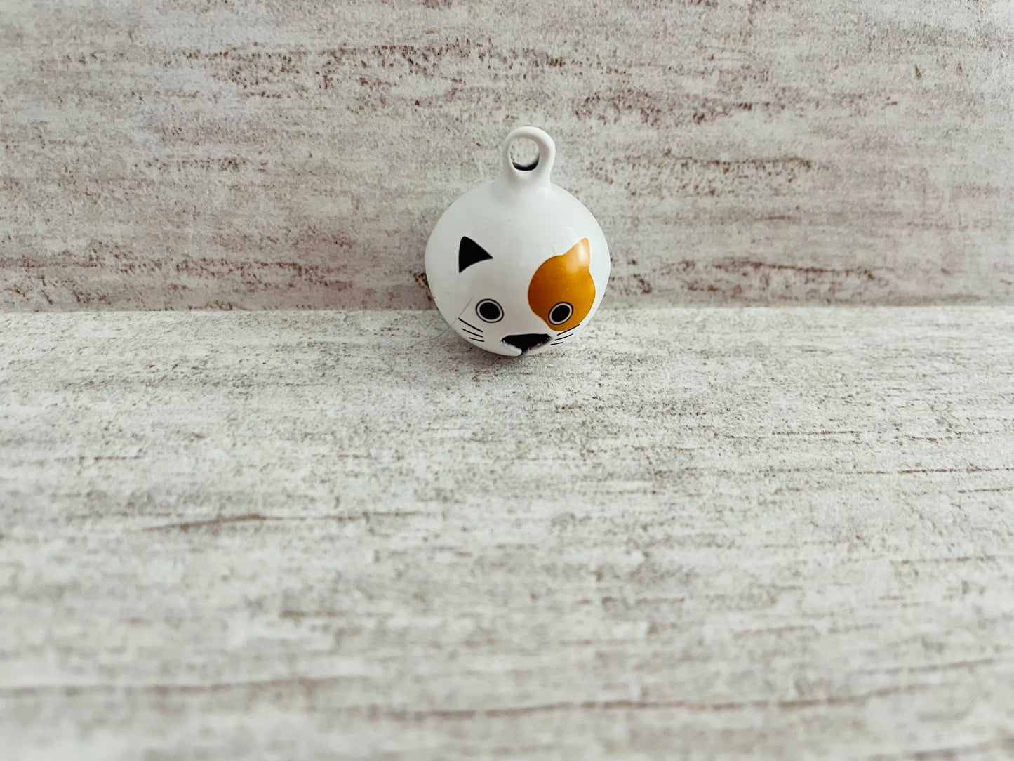 White Cat Patch Cat Bells