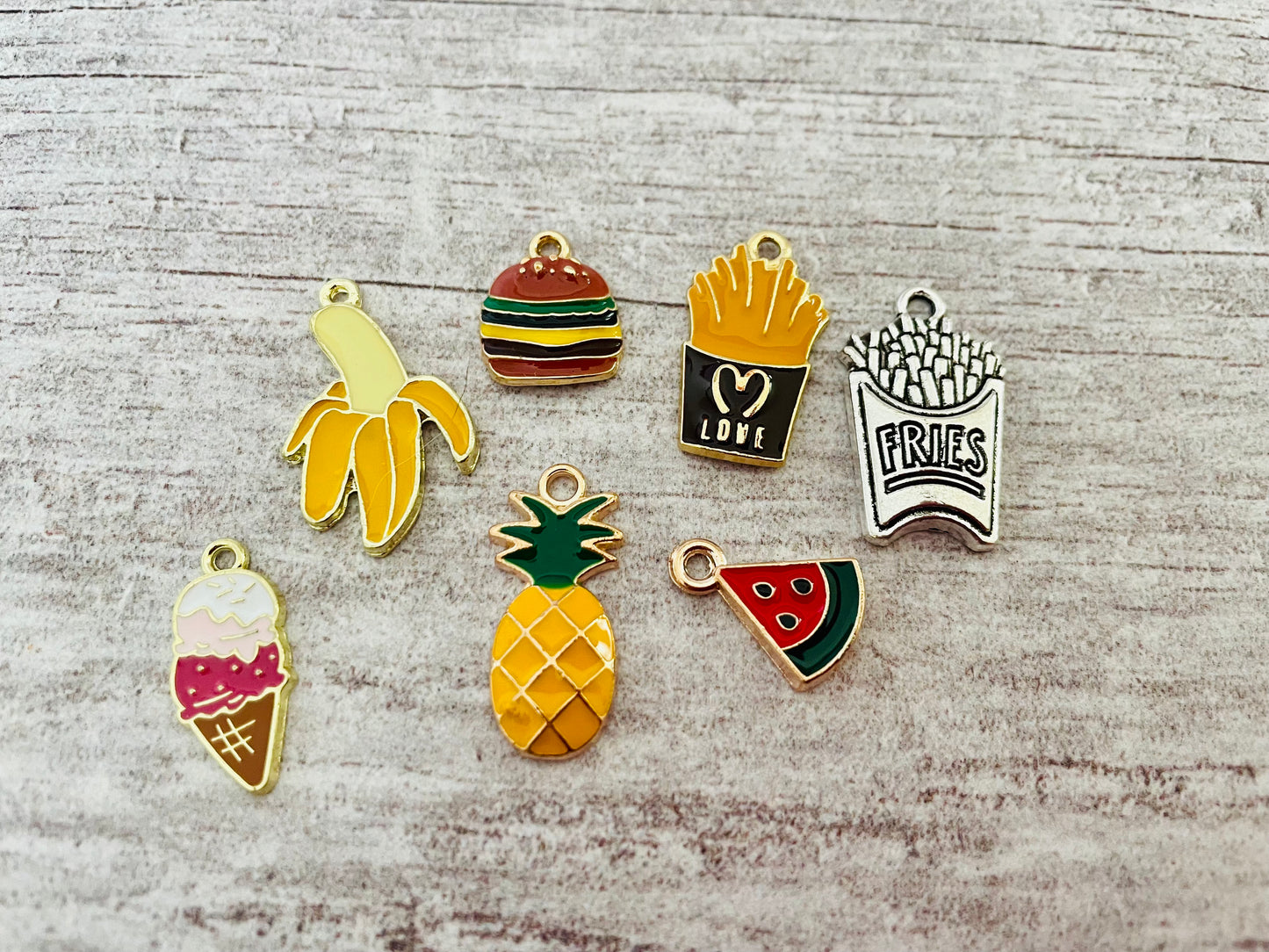 Mix 12 Charms Dog Collar Accessory - Handmade in the UK | Dottie's Pet Boutique