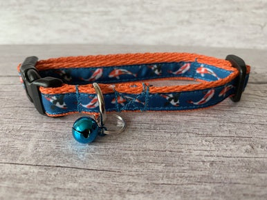 Koi Fish Puppy/Small Dog Collar - Handmade in the UK | Dottie's Pet Boutique