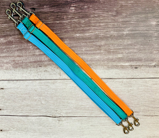 Adjustable Dual Leads - Handmade dog collar by Dottie's Pet Boutique