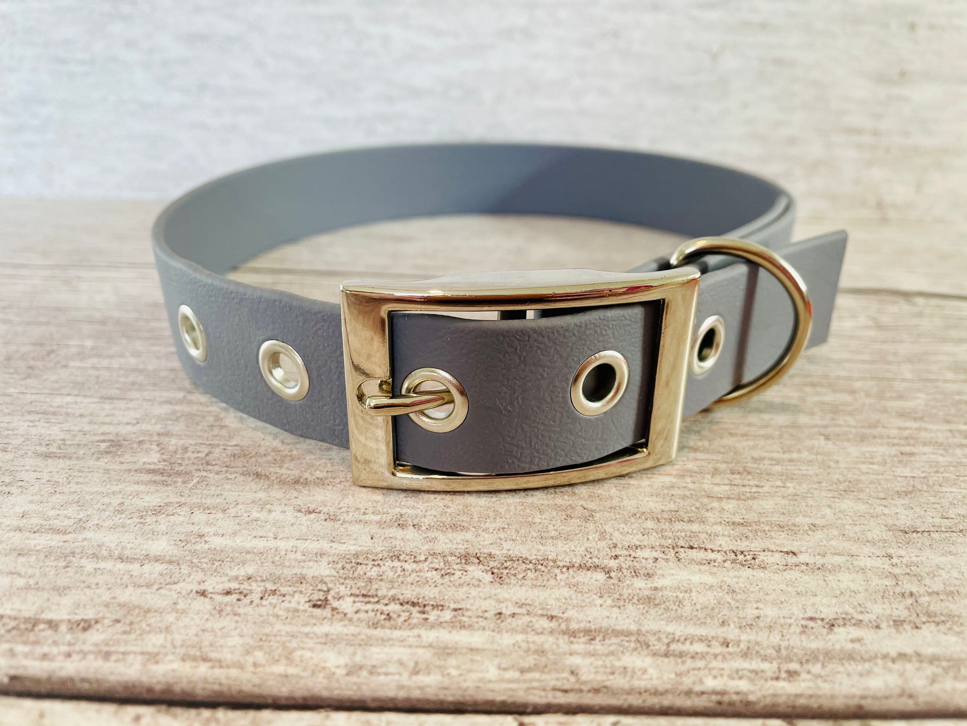 Pale Orange Biothane Waterproof Dog Collar - View 2 | Dottie's Pet Boutique