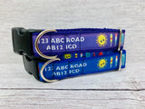 Ice creams and Lollies Personalised Dogs Custom Print Ribbon Dog Collar