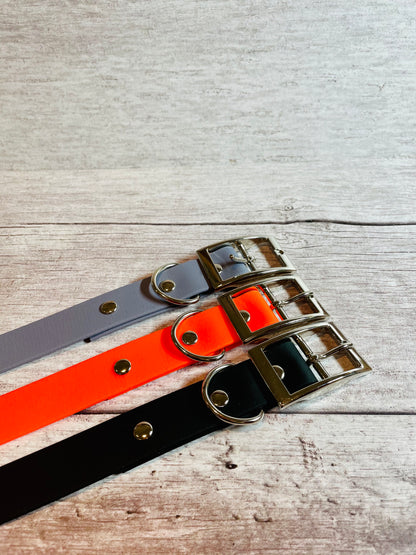 Pale Orange Biothane Waterproof Dog Collar - View 3 | Dottie's Pet Boutique