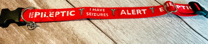 Epileptic - Medical Alert Dog Collar - View 4 | Dottie's Pet Boutique