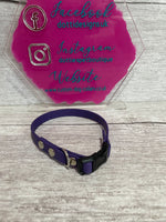 SALE - Purple Biothane Dog Collar