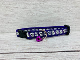 Bright colourful Skull Halloween Scary Puppy/Small Dog Collar