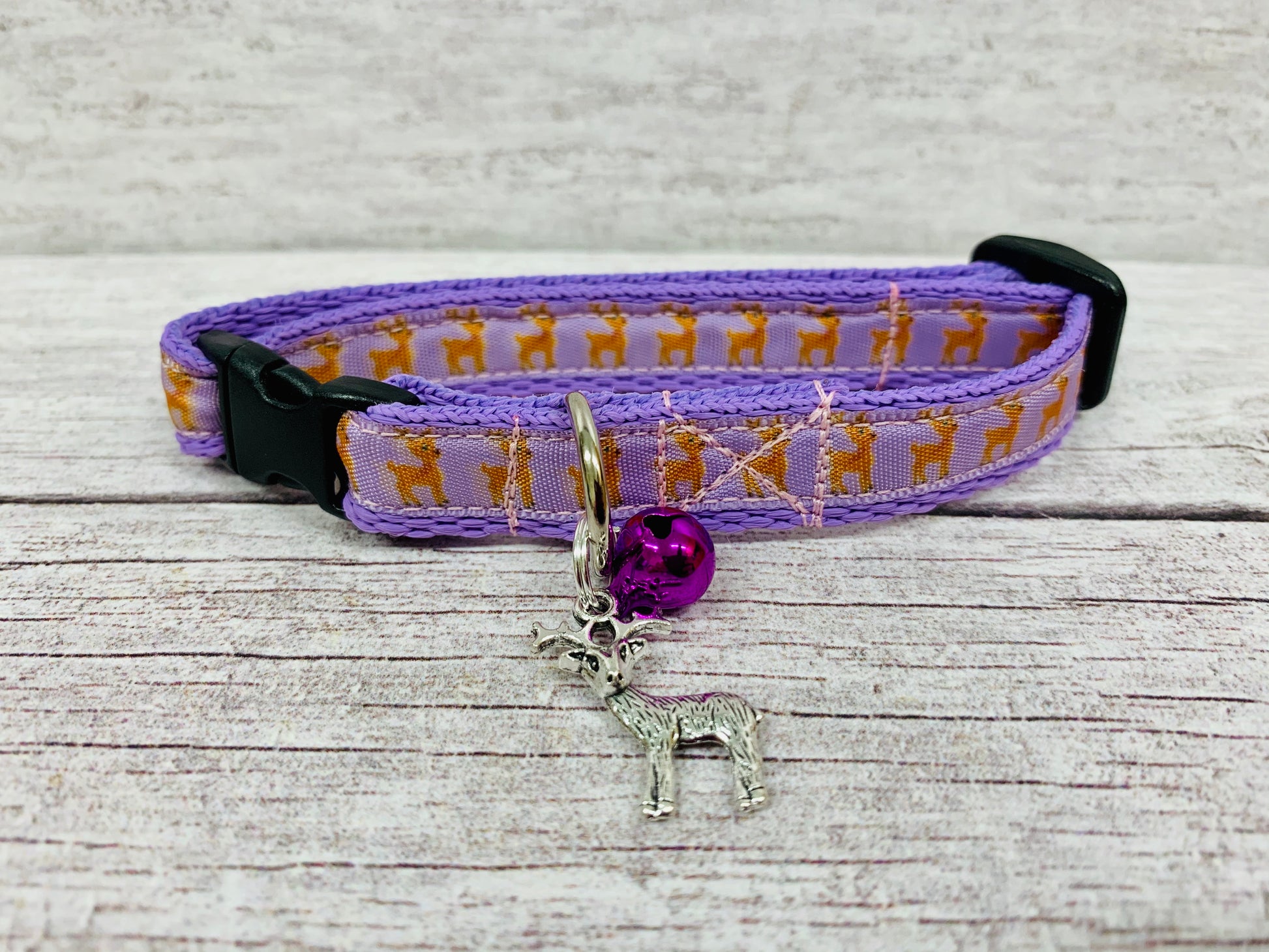 Reindeer Cat Collar - View 2 | Dottie's Pet Boutique