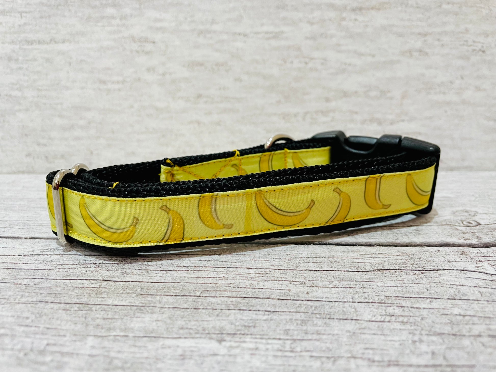 Banana Dog Collar - View 2 | Dottie's Pet Boutique