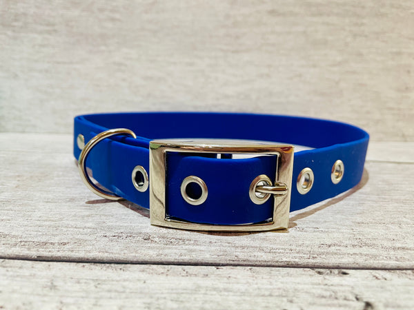 Royal Blue Biothane Waterproof Dog Collar