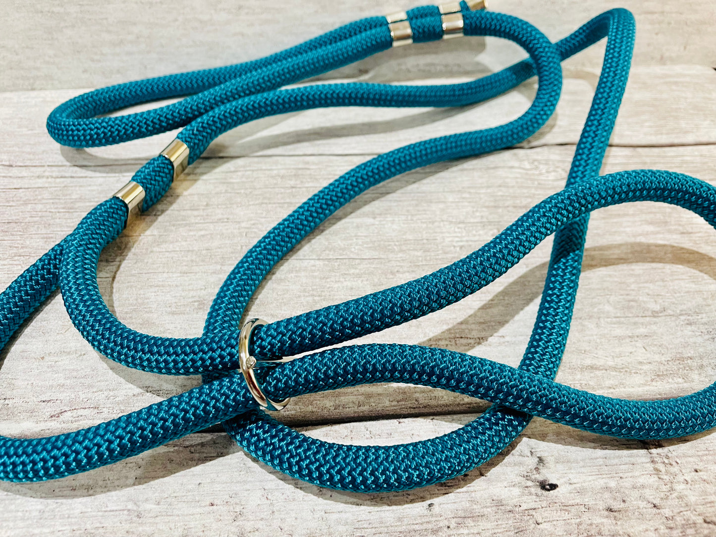Aqua - Dog Lead Rope - View 4 | Dottie's Pet Boutique