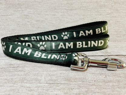 I am Blind Ribbon Dog Lead/Leash