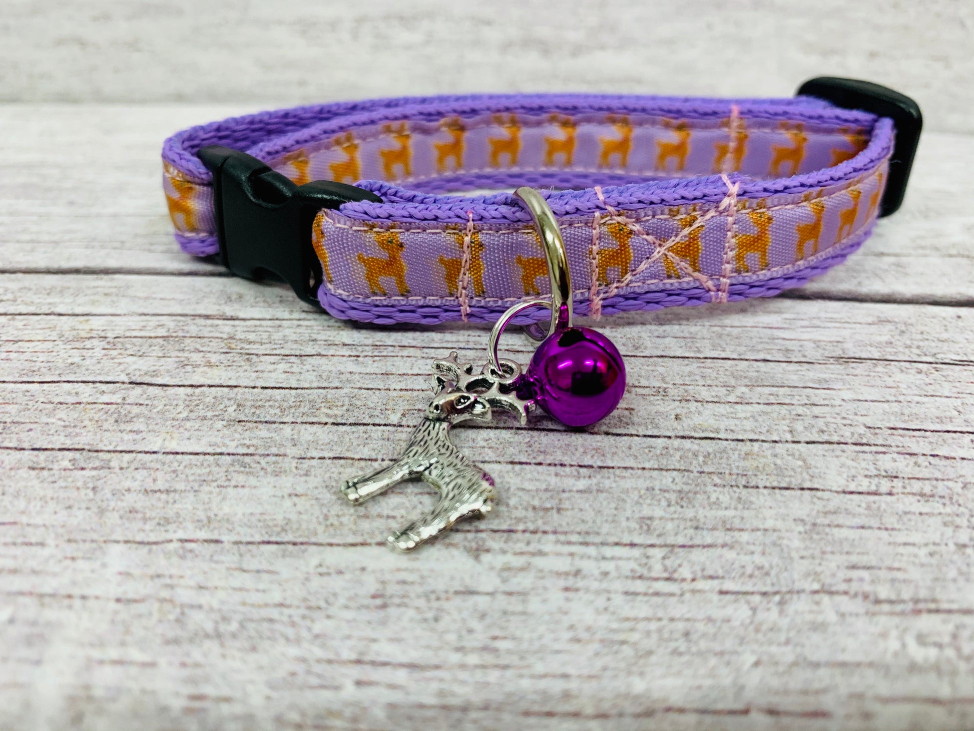 Reindeer Cat Collar - View 4 | Dottie's Pet Boutique