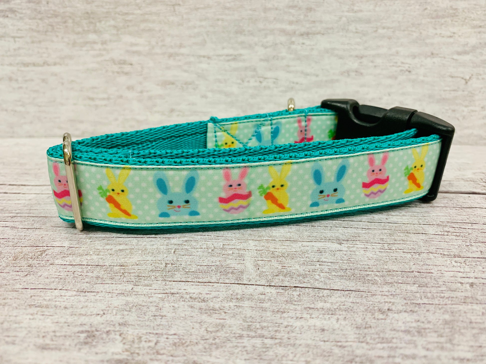 Easter Bunny Dog Collar - View 2 | Dottie's Pet Boutique