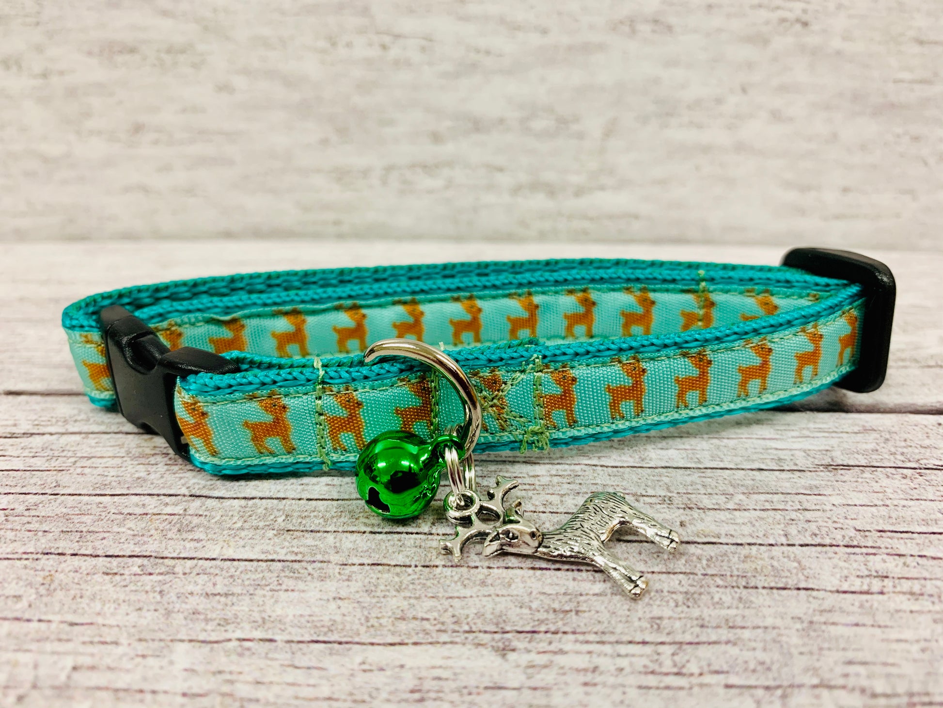 Reindeer Cat Collar - View 7 | Dottie's Pet Boutique