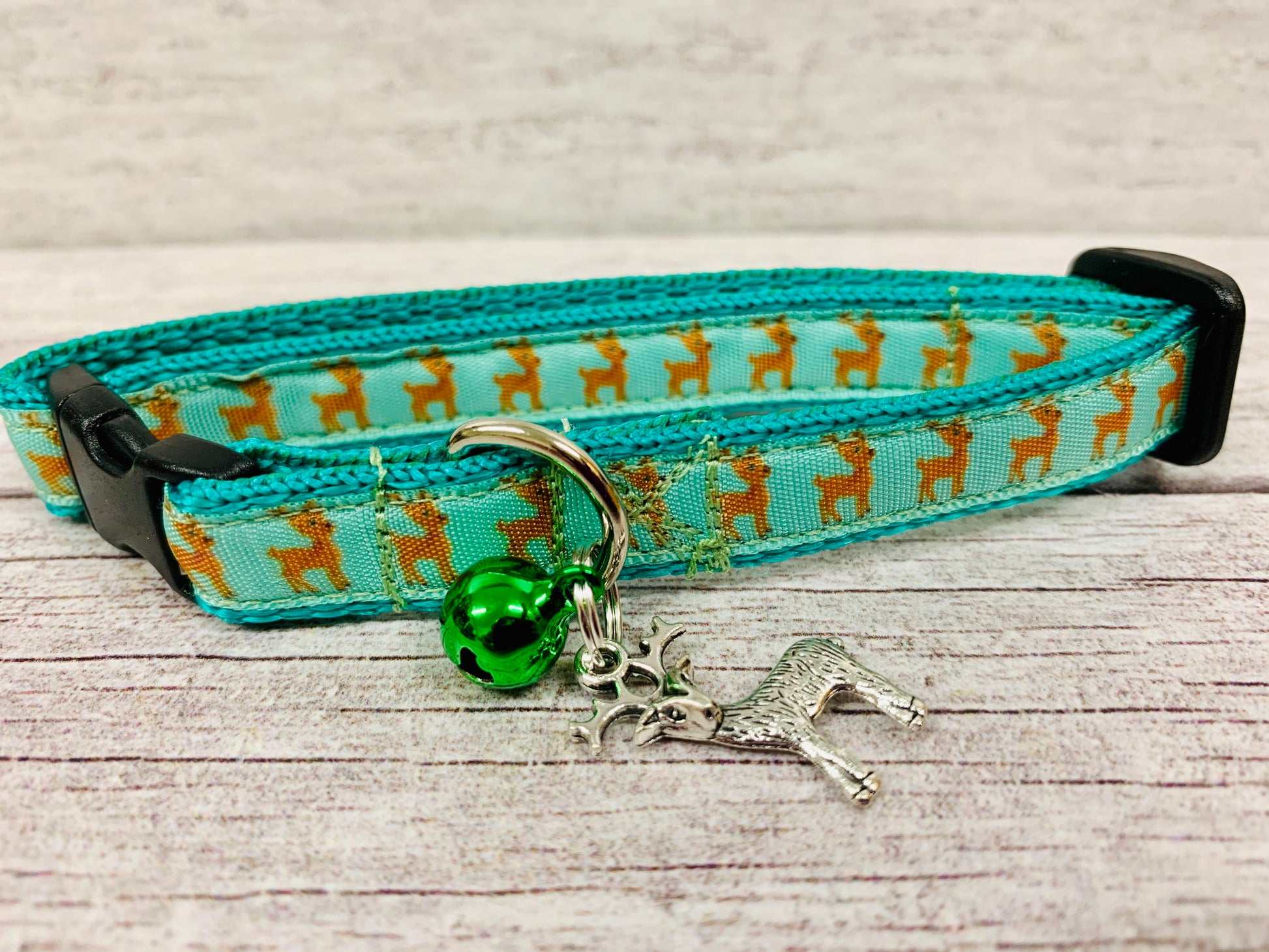Reindeer Cat Collar - View 6 | Dottie's Pet Boutique