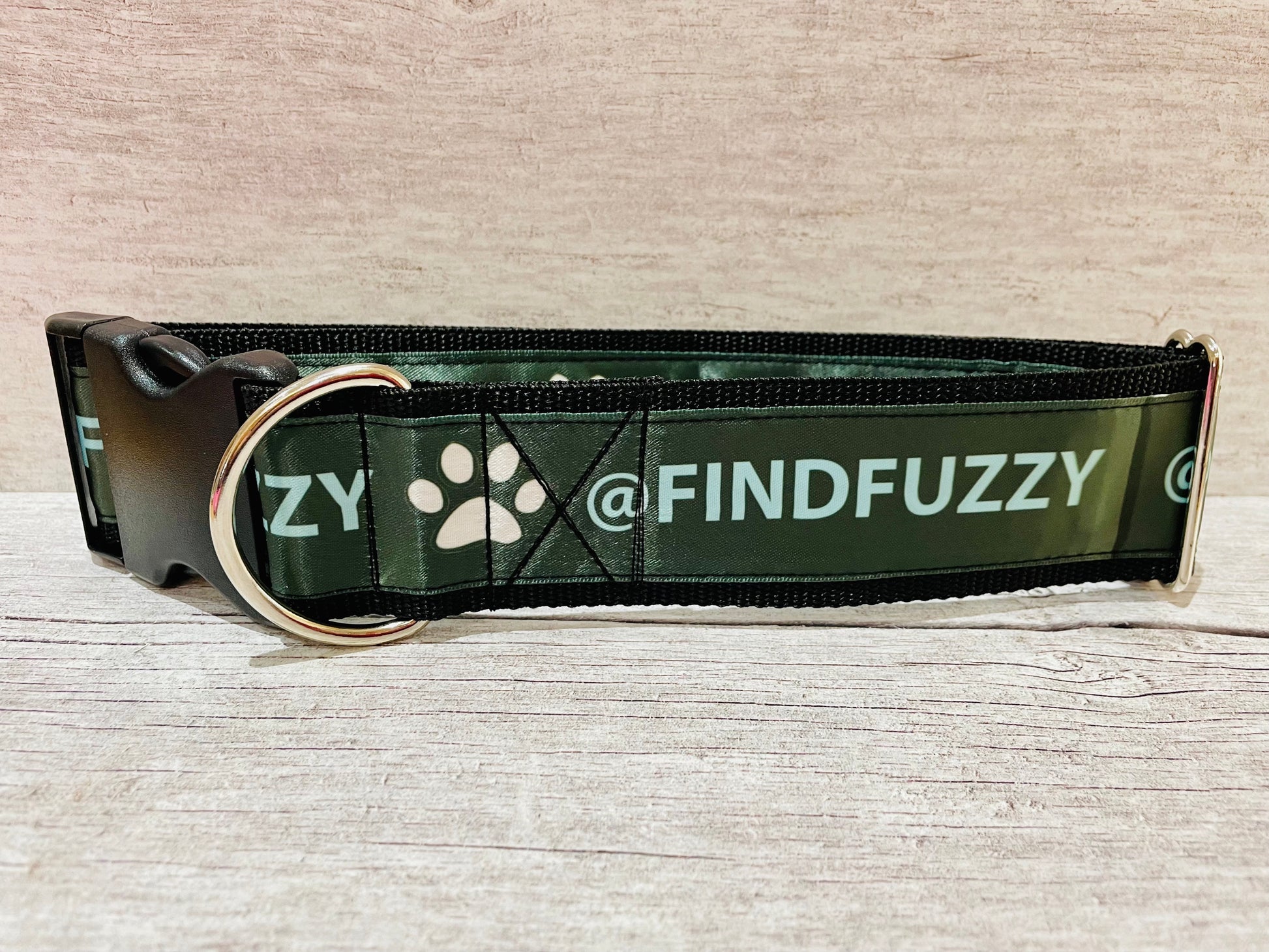 Custom Personalised Print Ribbon for Dog Collars - View 2 | Dottie's Pet Boutique