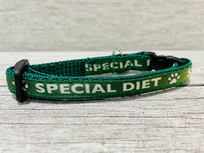 Special Diet - Do Not Feed Puppy/Small Dog Collar - View 2 | Dottie's Pet Boutique