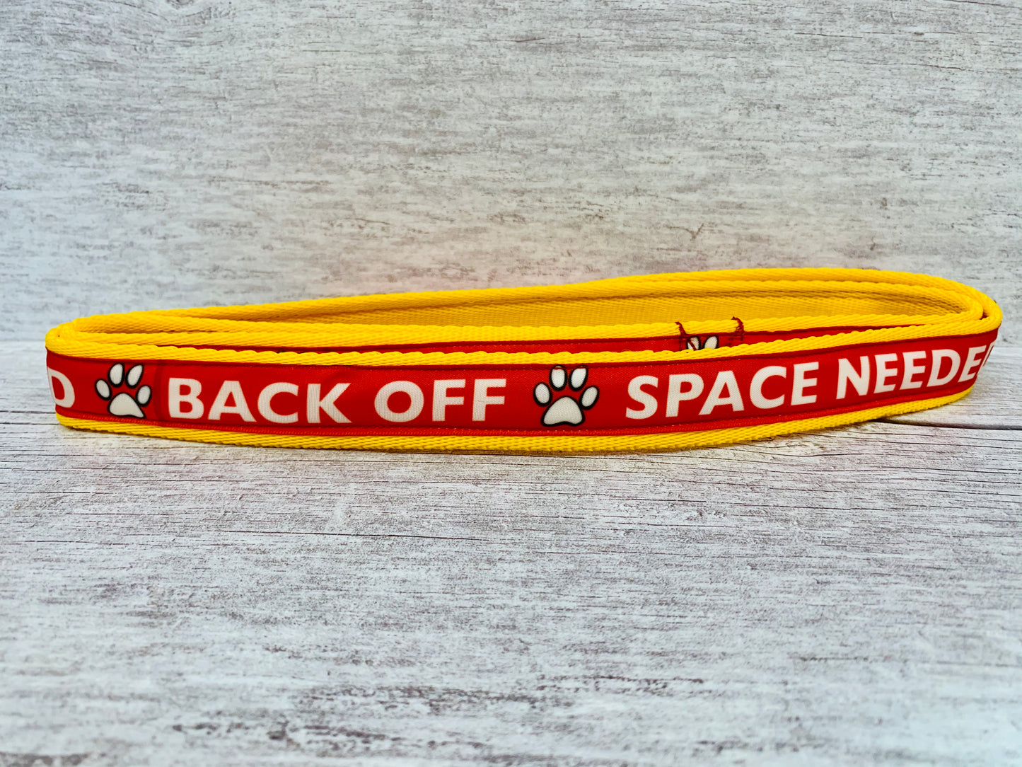 Back Off - Space Needed Dog Lead - View 5 | Dottie's Pet Boutique