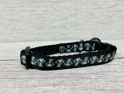 Halloween Skeleton Cat Collar - View 2 | Dottie's Pet Boutique