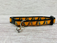 Halloween Black Cat and Skeleton Cat Kitten/Cat Collar