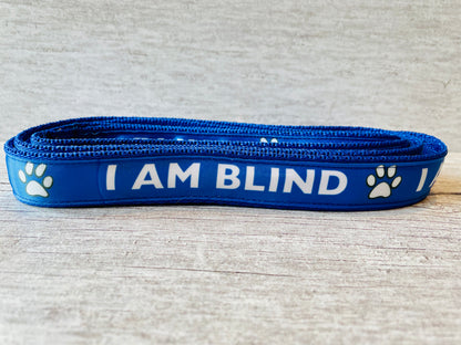 I am Blind Ribbon Dog Lead/Leash