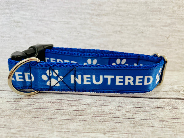 Neutered Dog Collar (Any Colour)