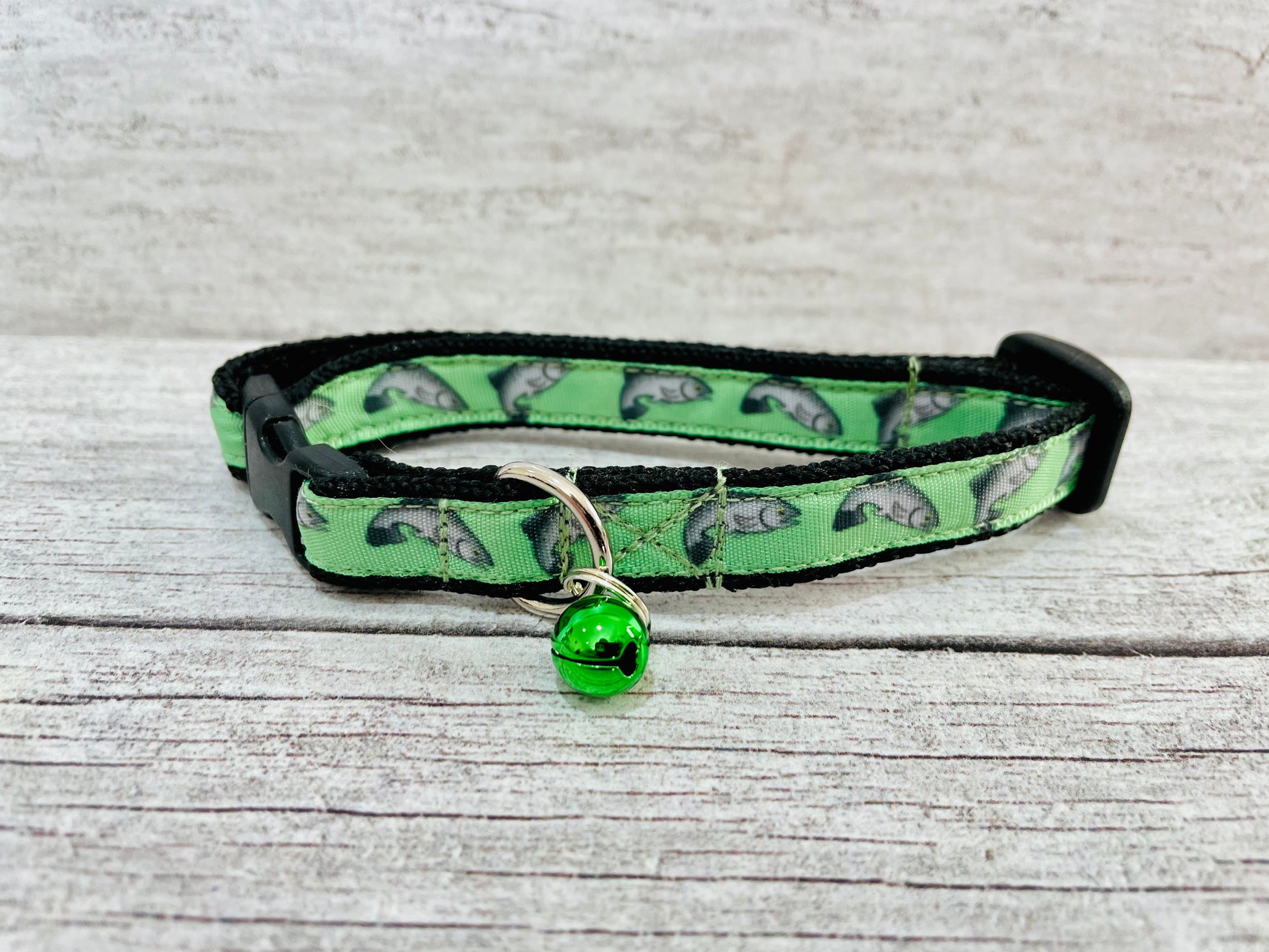 Salmon Fish Cat Collar - Handmade in the UK | Dottie's Pet Boutique