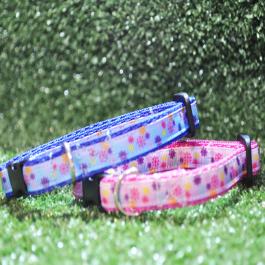 Snowflake Inspired Cat Collar - View 3 | Dottie's Pet Boutique