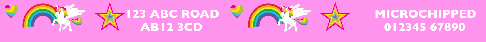 Personalised Dogs Name Custom Text Dog Collar - View 12 | Dottie's Pet Boutique