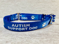 Autism Support Dog Collar (Any Colour)