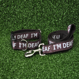 I'm Deaf - Deaf Dog Collar - Any Colour - Custom Dog Collars