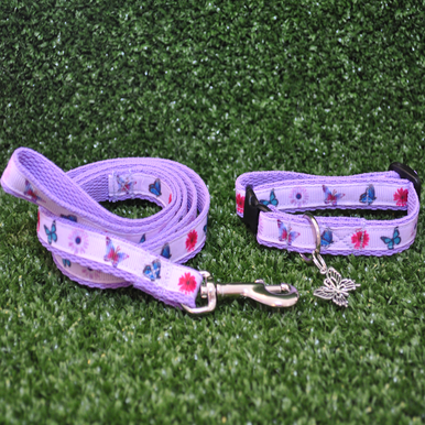 Butterfly Puppy/Small Dog Collar - View 4 | Dottie's Pet Boutique