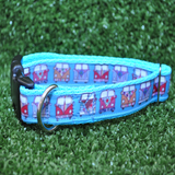 Blue Campervans Dog Collar - Custom Dog Collars