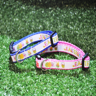 Easter Basket Bunnies Chicks Inspired Cat Collar - View 5 | Dottie's Pet Boutique