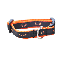 Halloween Cats Eyes Black Kitten/Cat Collar - Custom Dog Collars