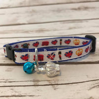 London Heart Crown Royal Family Queen's Guards Bus Puppy/dog Collar - Custom Dog Collars