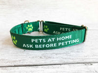 Customise your Own Dog Collar *Your Chosen Design* *Any Text* Choice of Colours - Custom Dog Collars