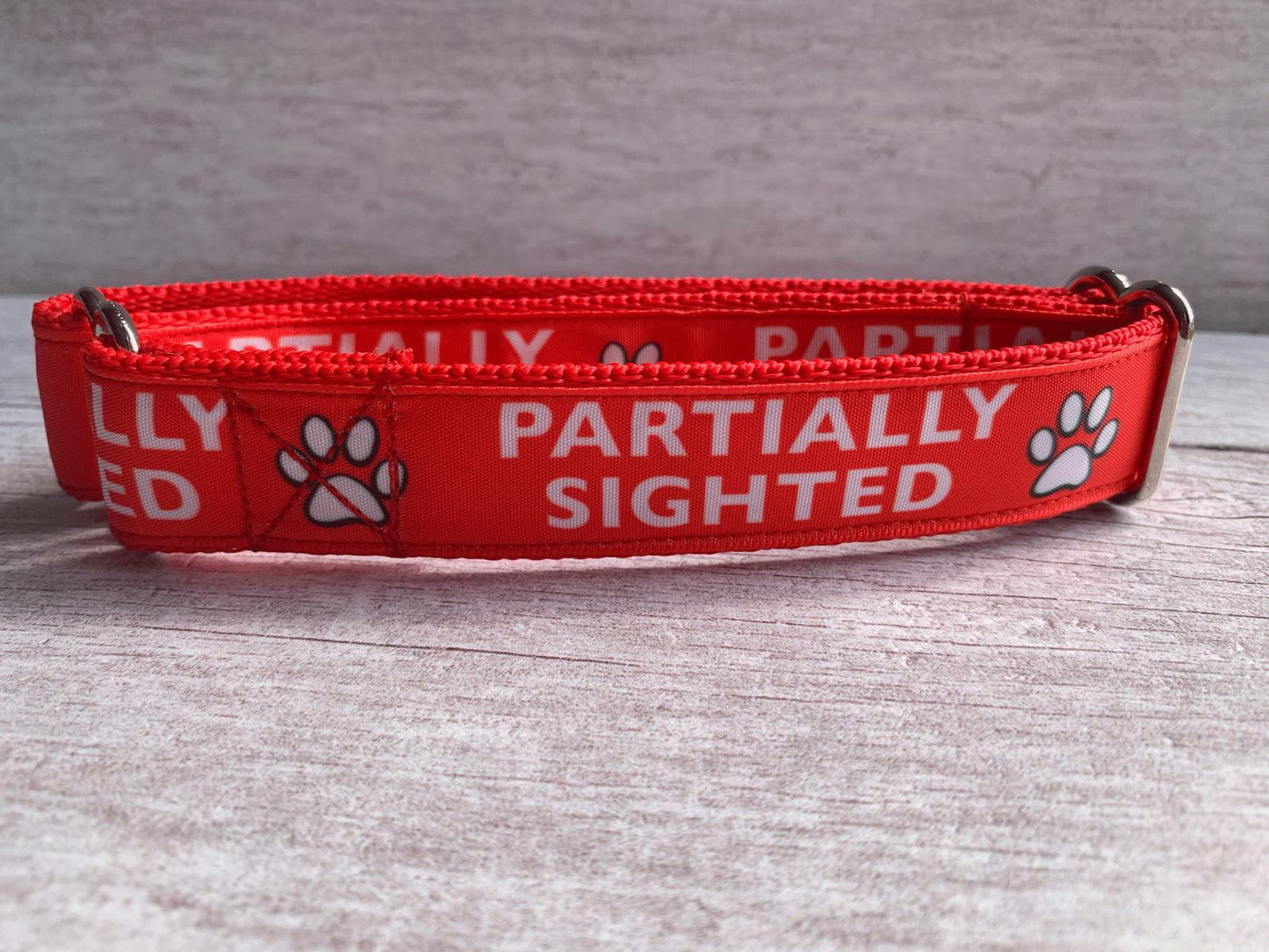 Partially Sighted Blind Alert Dog Collar - Colour options, View 4 | Dottie's Pet Boutique
