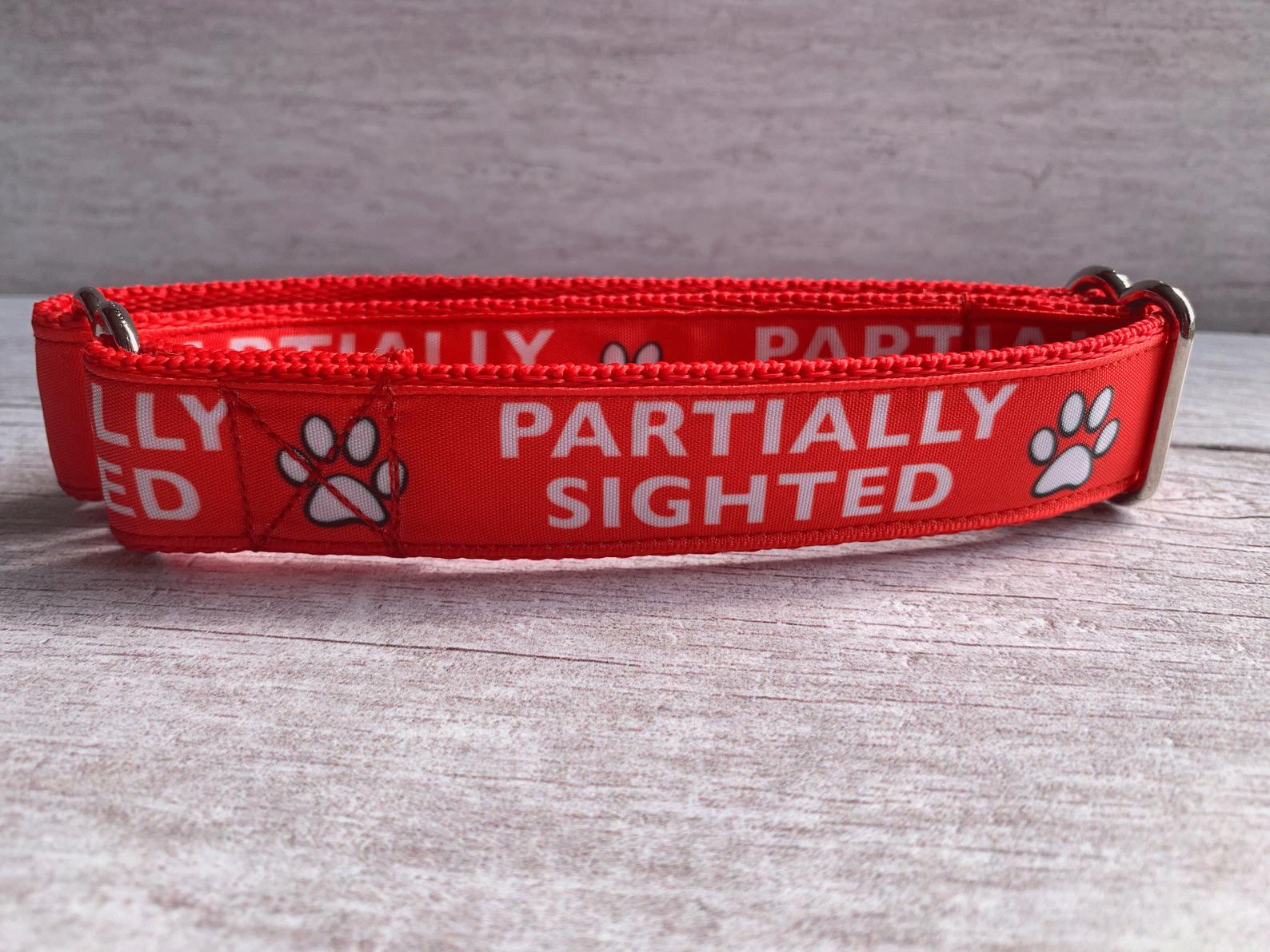 Partially Sighted Blind Alert Dog Collar - Colour options, View 4 | Dottie's Pet Boutique