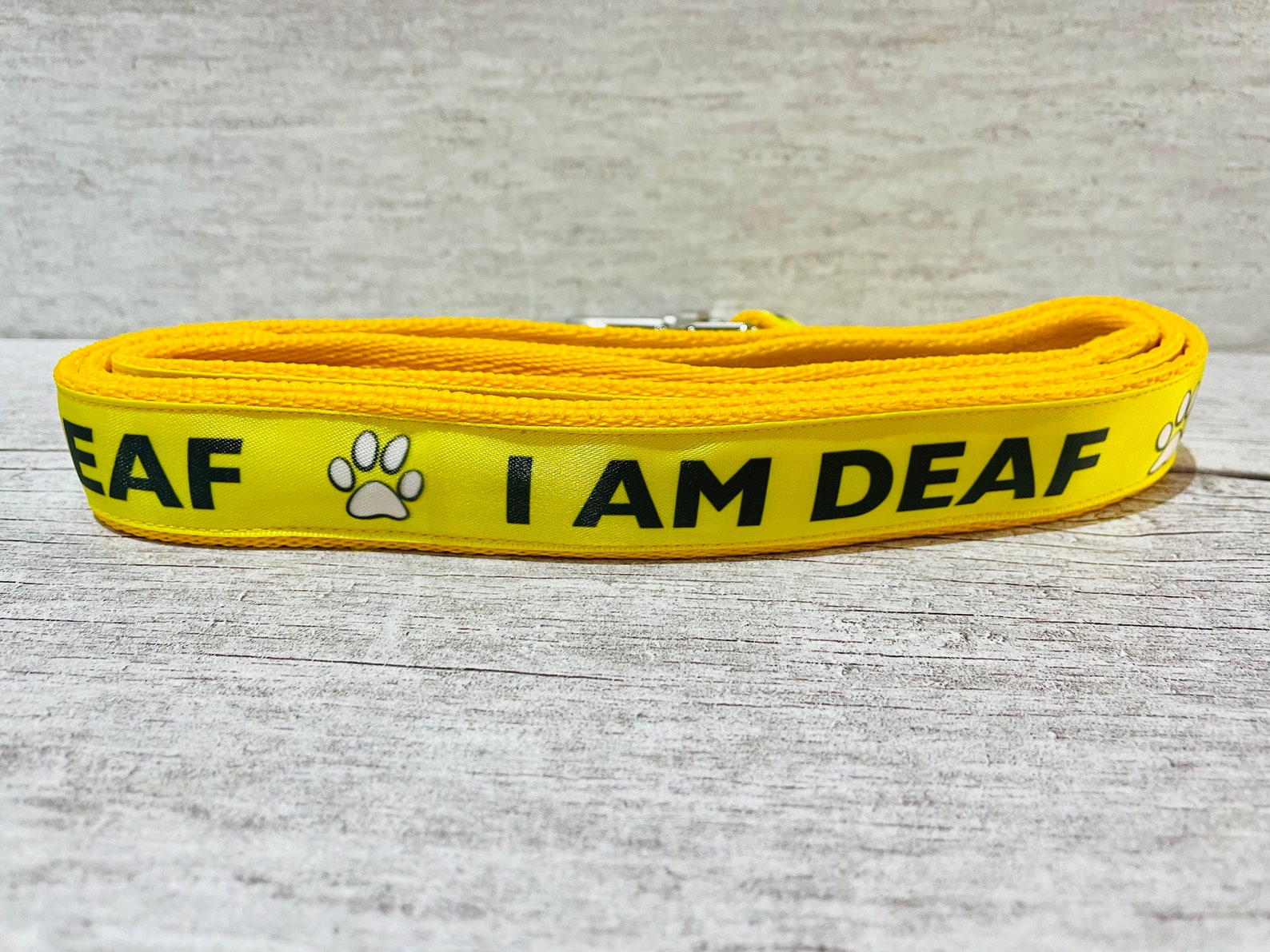 I am Deaf Alert Dog Collar - View 10 | Dottie's Pet Boutique
