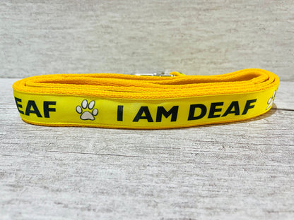 I am Deaf Alert Dog Collar - View 10 | Dottie's Pet Boutique