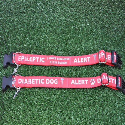 Epileptic - Medical Alert Dog Collar - View 5 | Dottie's Pet Boutique