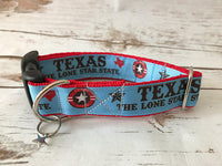 Texas *The Lone Star State* TX Dog Collar