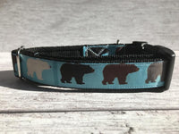 Bears Dog Collar *Polar Bears* *Grizzly Bears* *Black Bears* - Custom Dog Collars