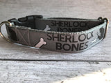 Sherlock Bones Inspired by Sherlock Holmes Ribbon Collar