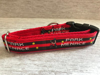 Park Menace Dog Collar - Custom Dog Collars