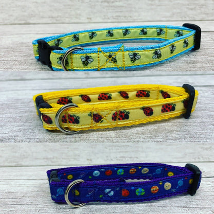 Ladybird Ribbon Cat Collar - View 2 | Dottie's Pet Boutique