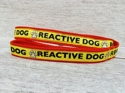 Reactive Dog Ribbon Lead/Leash